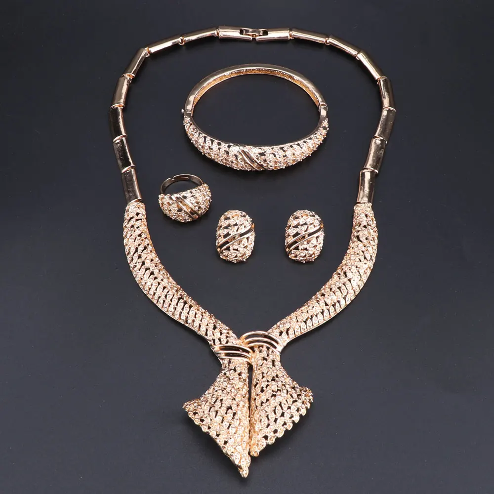 Новейшее лучшее качество модные итальянские ювелирные изделия Дубай золотой