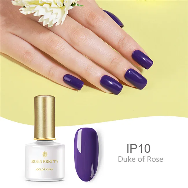 Серия BORN PRETTY Iris фиолетовый УФ-Гель-лак 6 мл чистый цвет ногтей Гель-лак для ногтей отмачиваемый Гель-лак для ногтей - Цвет: Duke of Rose