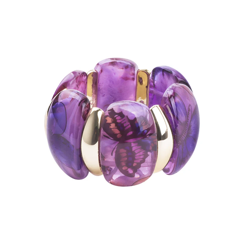 Модные изысканные красивые круглые разноцветные резиновые эластичные браслеты