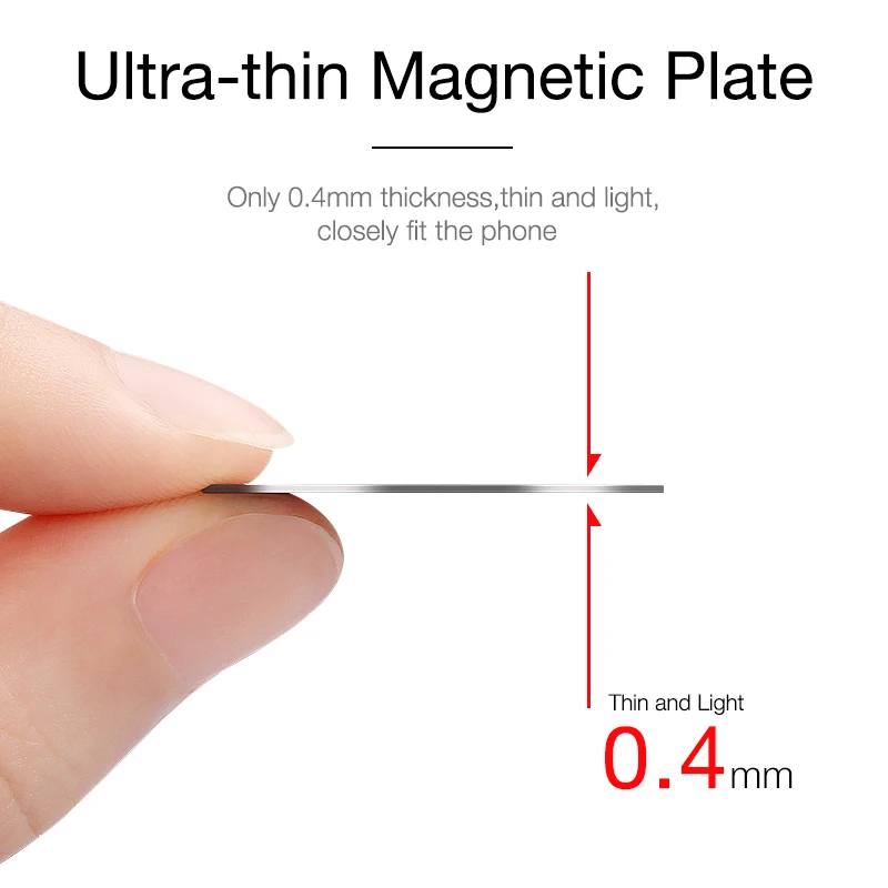 cafele 6pcs metal plate sticker universal iron disk for magnet car phone holder adhesive plates stand stickers accessories free global shipping