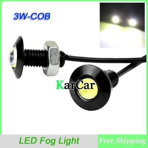 2 шт./компл. 3 Вт ДХО “орлиный глаз” Автомобильный светодиодный мотоциклетные