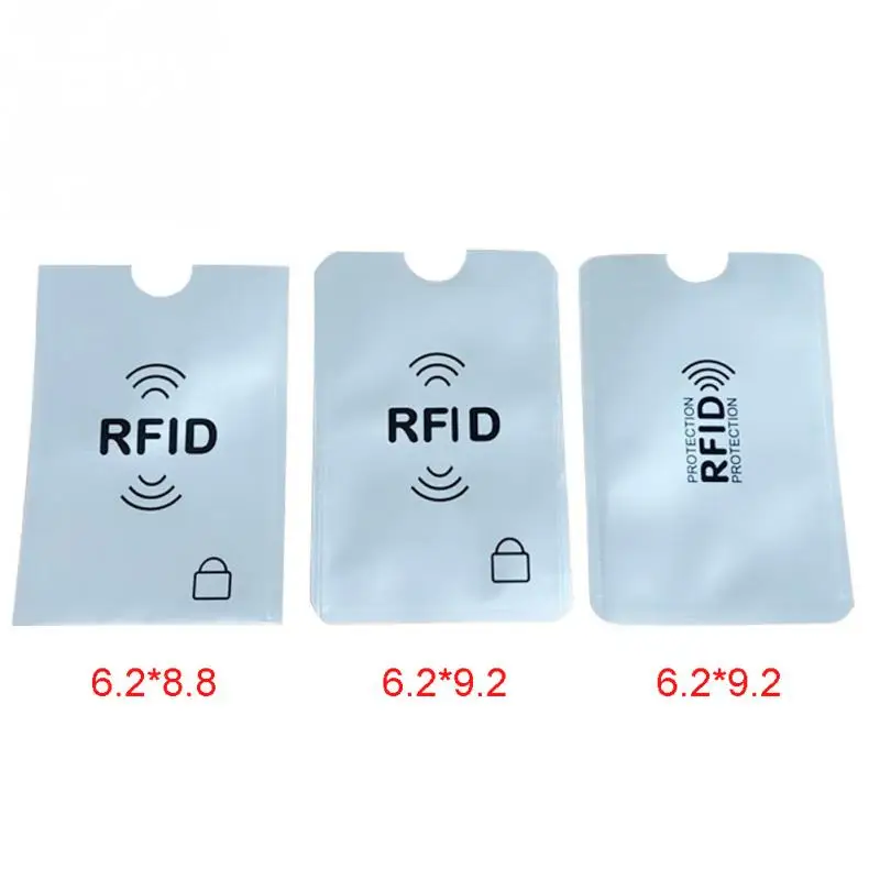 10 шт. удобный чехол для карт ультратонкий RFID Pro защитный держатель Прочный
