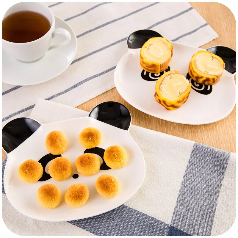 Оригинальное Panda керамическое блюдо большое кухонное многофункциональное