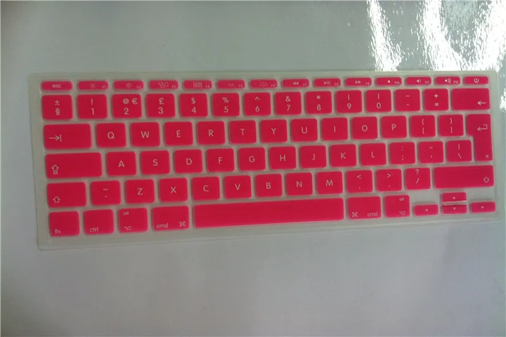 Силиконовый чехол для Apple Mac book Air 11 6 дюйма раскладка клавиатуры в английском