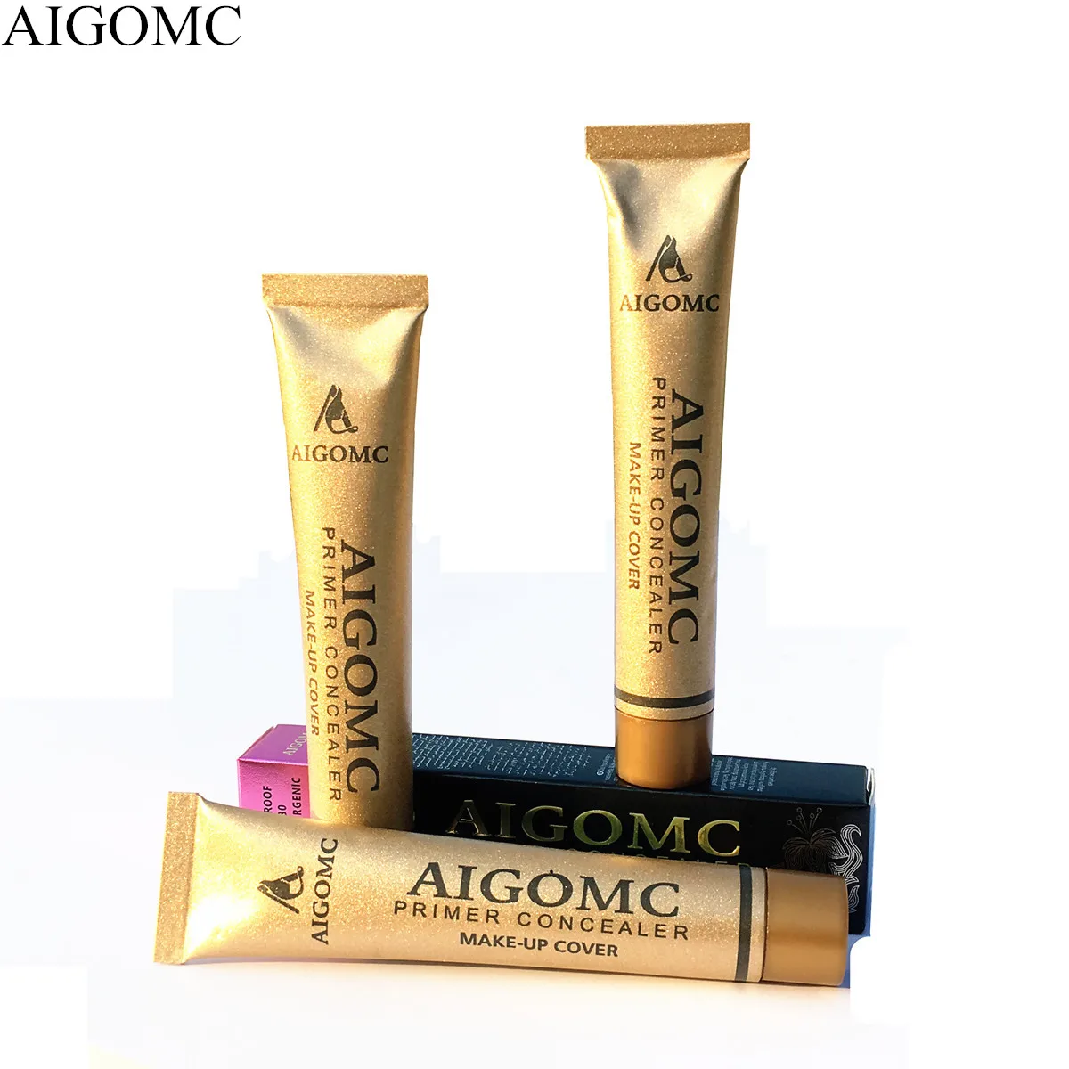 AIGOMC полное покрытие 14 видов цветов крем консилер макияж глаз темные круги