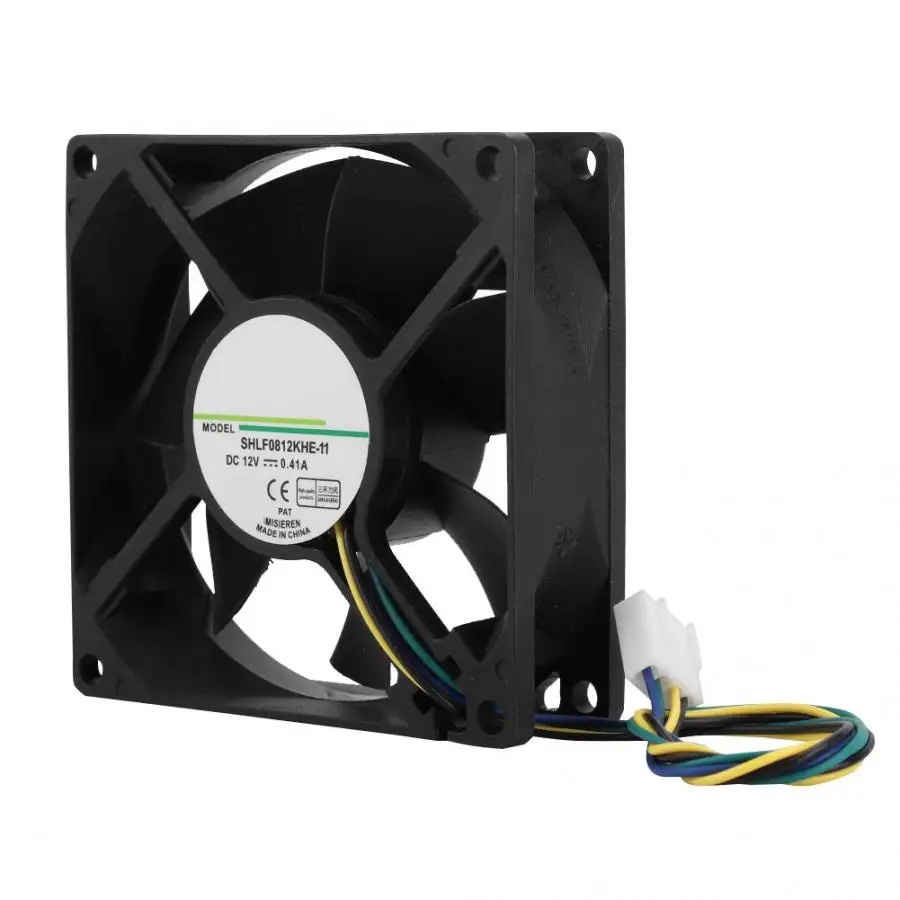 SHLF0812KHE-11 dc12в 0.41A 8 см 4Pin ШИМ контроль температуры шасси охлаждающий вентилятор |