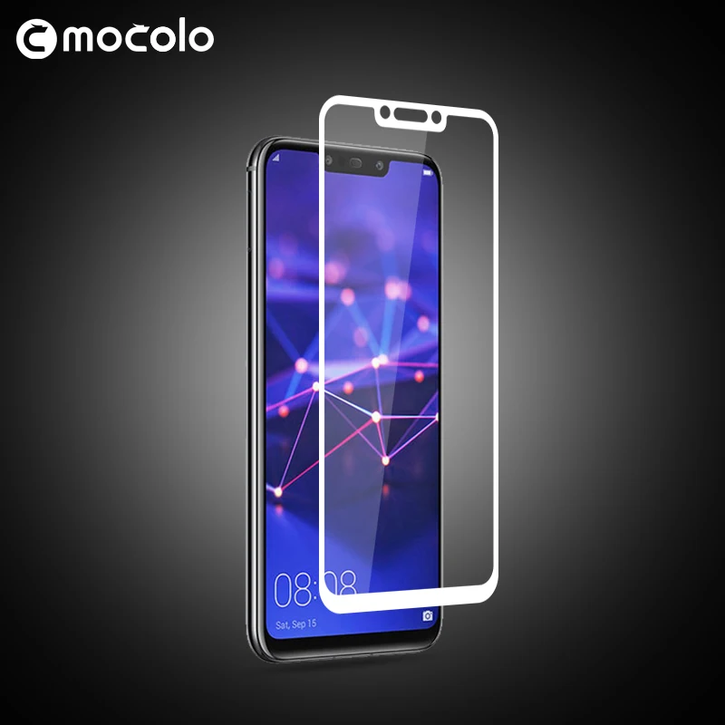Mocolo 9H полное клеевое стекло премиум класса для Huawei Mate 20 Lite Полное покрытие Защита