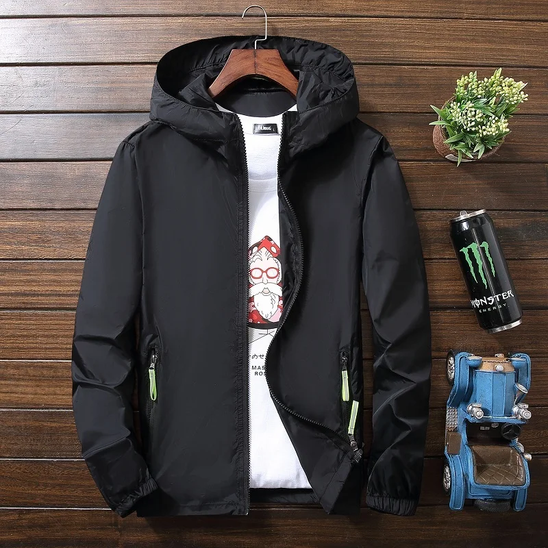 Высокое качество Для мужчин Защита от солнца свет куртка пальто с капюшоном 2018