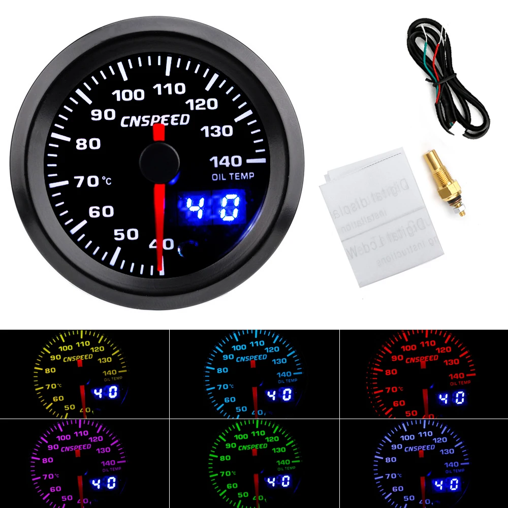 Тахометр автомобильный 2 дюйма 52 мм с ЖК-дисплеем | Автомобили и мотоциклы