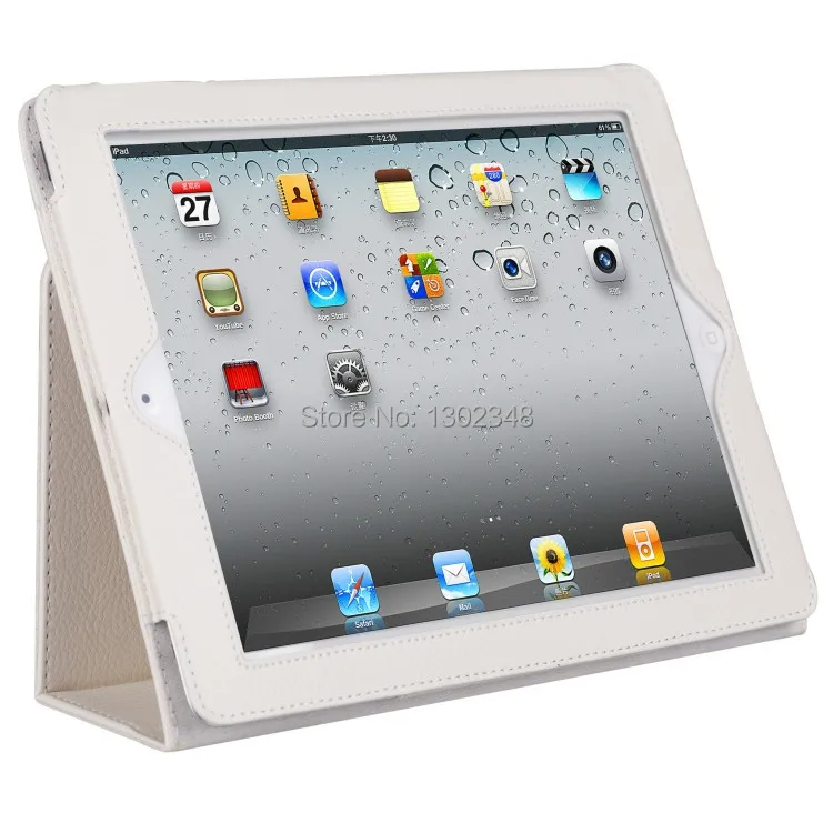 Ультратонкий чехол книжка из искусственной кожи с откидной крышкой и для Apple iPad 2 3