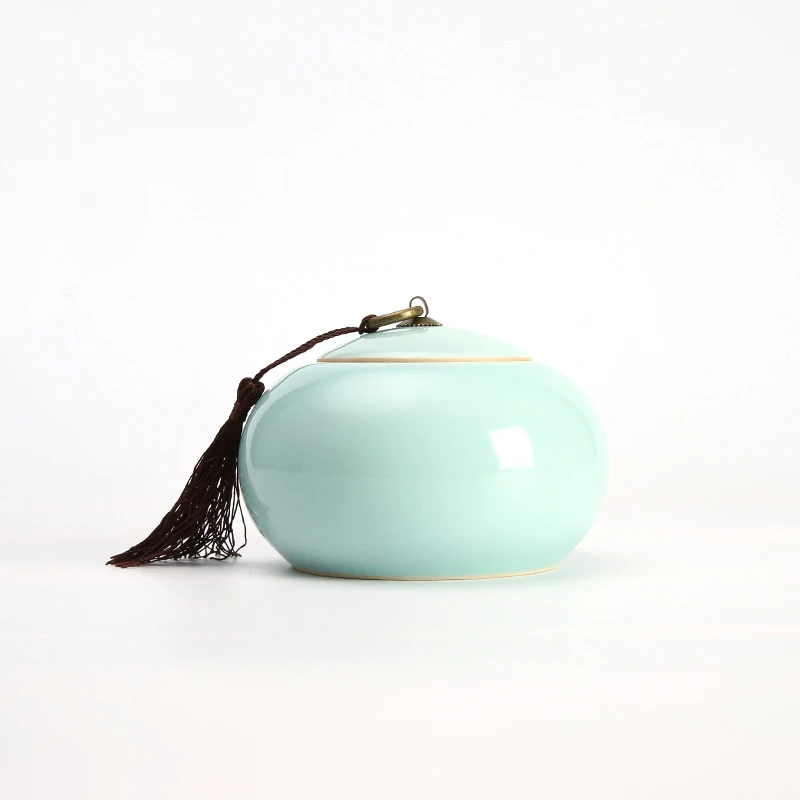 Фарфоровая емкость для хранения пищи чайная коробка герметичный контейнер Longquan