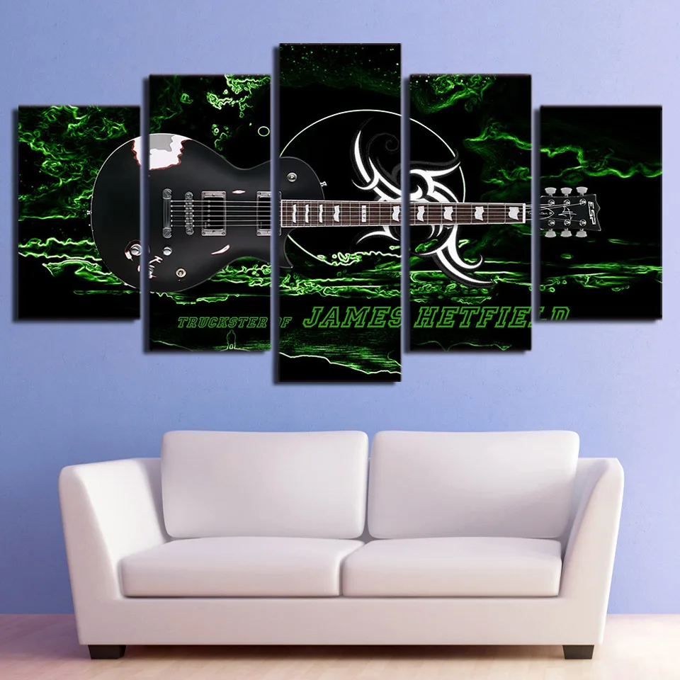 5 шт. настенные картины с изображением музыкальных инструментов|painting poster|hd printscanvas