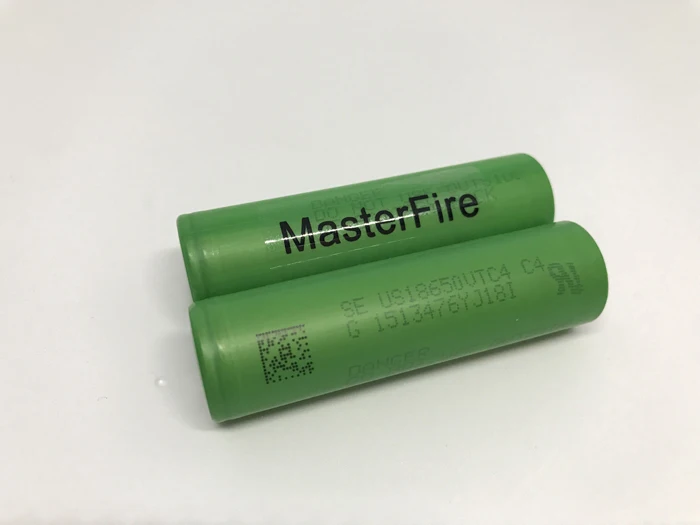 

MasterFire 5pcs/lot Original 18650 US18650VTC4 3.7V 2100mAh 30A VTC4 High Drain Rechargeable Battery Cell For Sony E-cigarettes