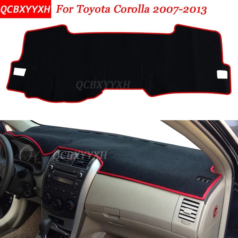 

Car Styling Dashboard Avoid Light Pad Polyester For Toyota Corolla 2007-2013 Instrument Platform Desk Cover Protective Mats