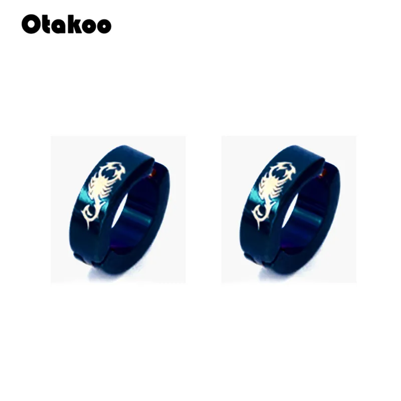 Otakoo титановая сталь рандомный зажим для ушей мужские манжеты скорпиона женщин