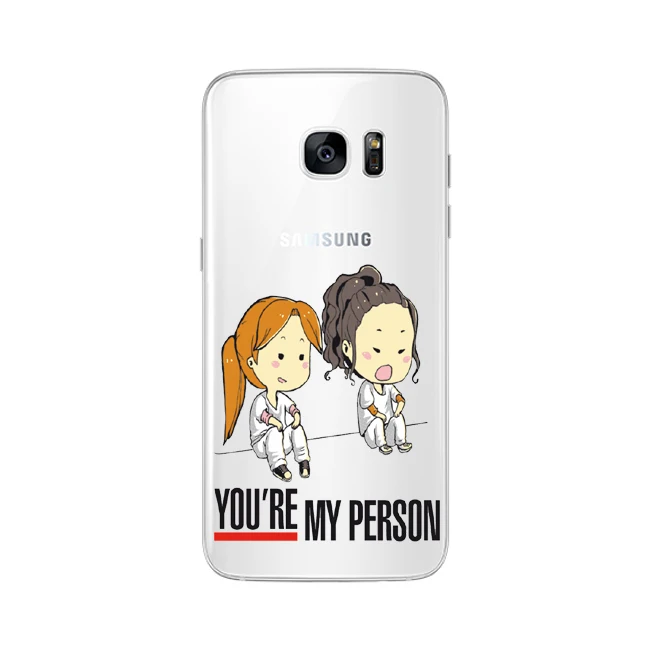 TPU Чехлы для Samsung Galaxy S6 S7EDGE S8 S9 S10PLUS M10 M20 Мягкий ТПУ ты мой человек для Fundas GREYS Anatomy чехол для телефона - Цвет: TPU