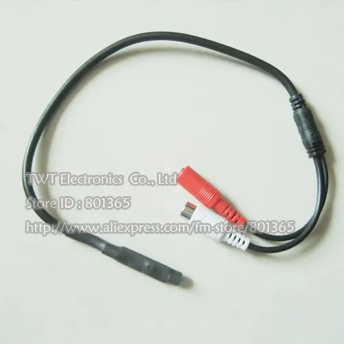 Бесплатная доставка 20 Кол-во аудио монитор CCTV Микрофон для безопасности микрофон