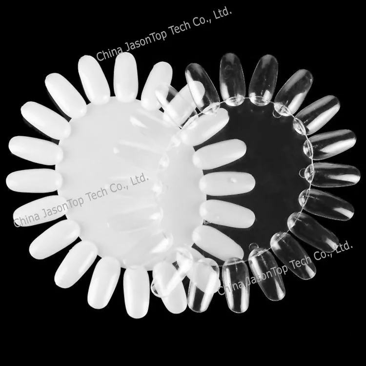 20 типов овального лака для ногтей витрина колесо накладные Типсы тренировочный