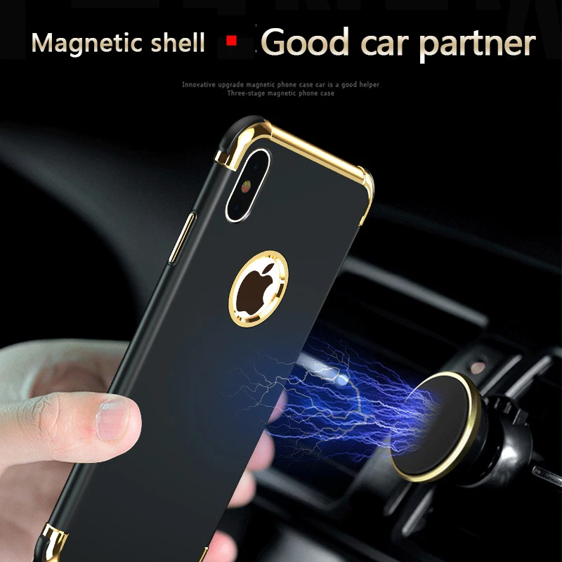 TOUCHU анти-стук чехол для телефона iPhone XR XS Max X 8 7 плюс 6 S Магнитный бренд класса люкс