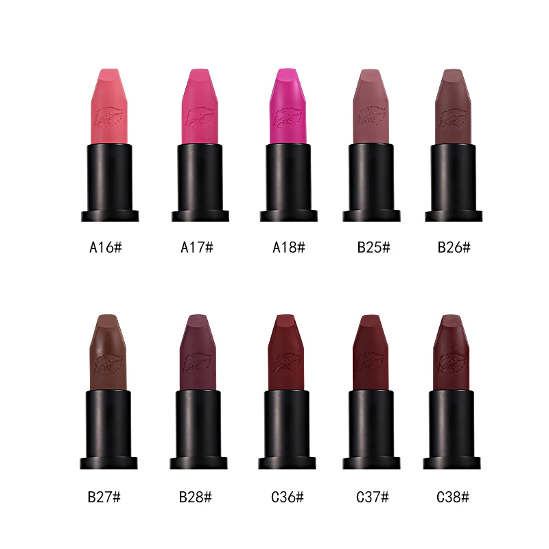 10 видов цветов кремовая матовая Мерцающая губная помада долговечная водостойкая