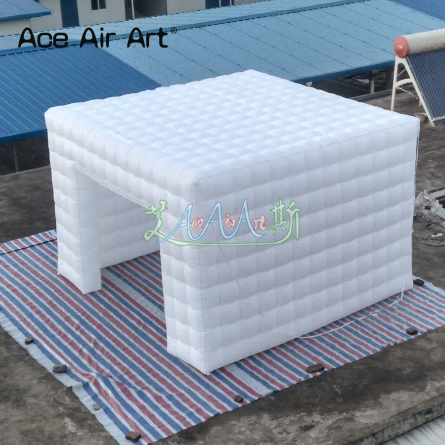 Beste 3.9M Led Cube Tent Opblaasbare Kubieke Structuur Luifel, Wedding Party Booth, Tonen Tent Met Spots Voor Frankrijk