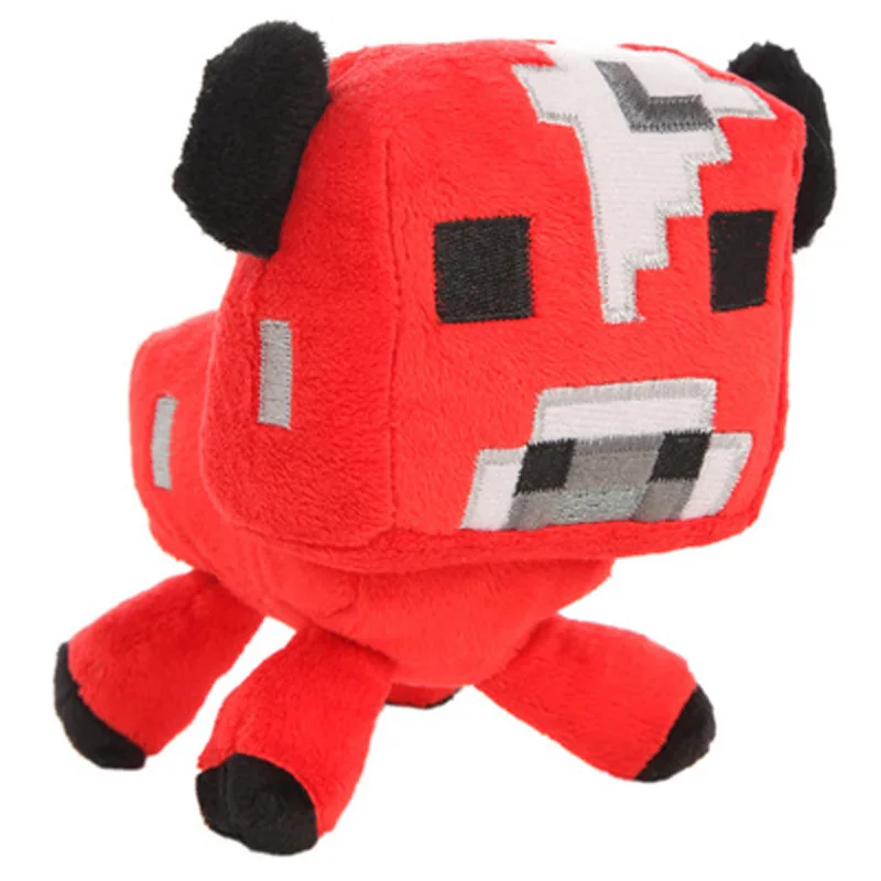 FOTEWP игрушки 2018 Minecraft плюшевые 16 см Mooshroom красный корова Фильмы для детей