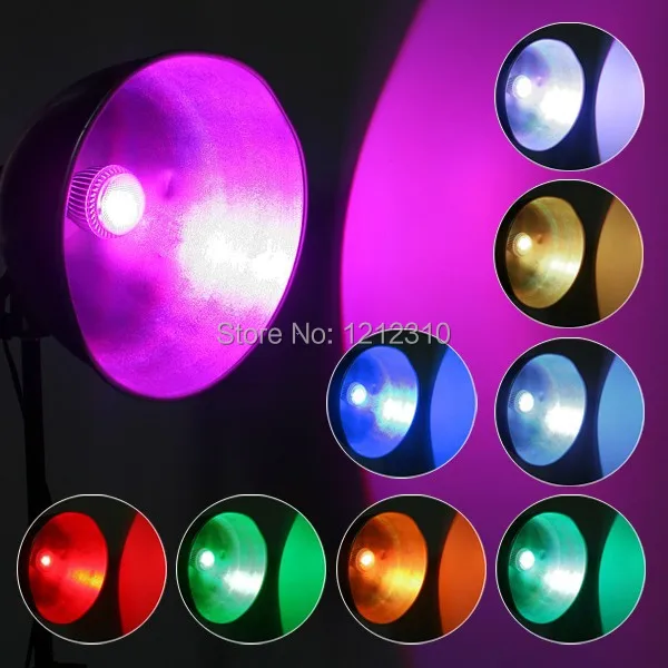 Светодиодная лампа E27 RGB 9 Вт 15 с дистанционным управлением разноцветное