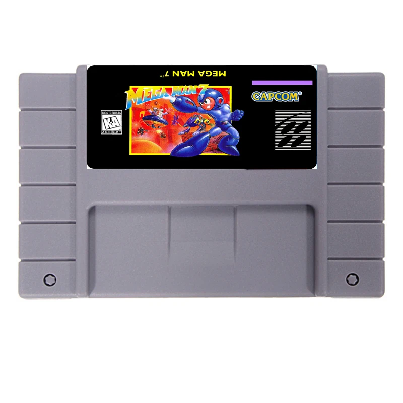Новое поступление 16bit карточки для Супер игры Megaman 7 | Электроника
