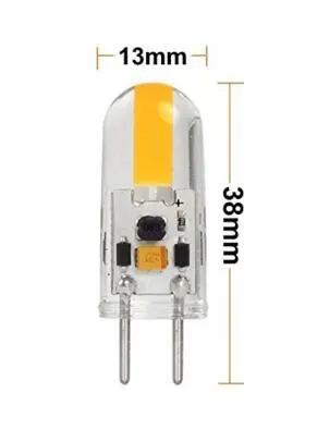 100 шт AC/DC12V 3W GY6.35 COB светодиодный ные лампы 25W эквивалент галогенных ламп