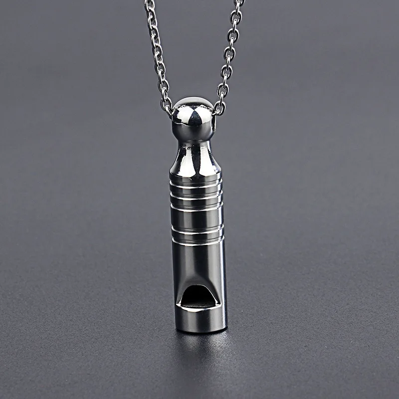 316 титановое ожерелье для влюбленных из нержавеющей стали дизайн свисток