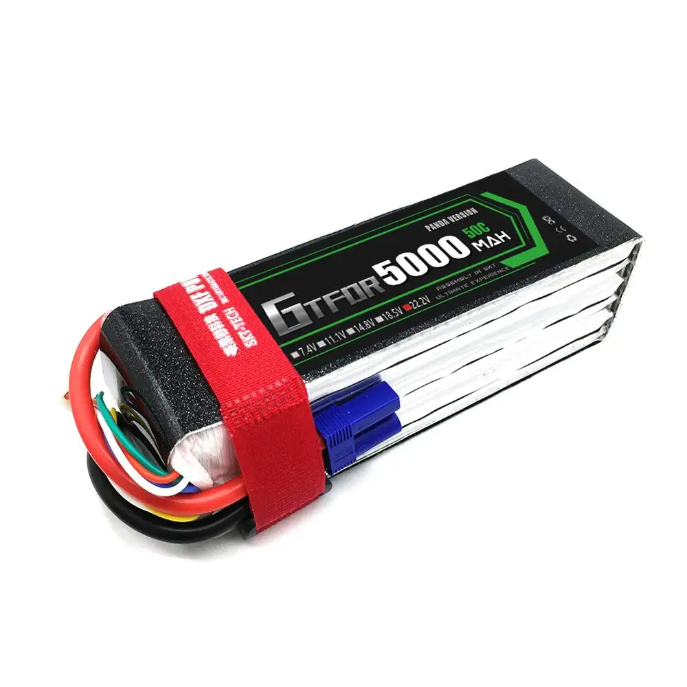 GTFDR 6S 22 2 в 5000 мАч 50C RC Lipo AKKU Max 100C литий полимерный аккумулятор для