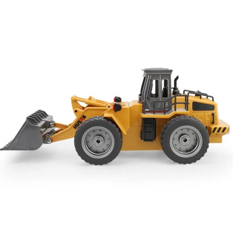Новые игрушки HuiNa 1520 шестиканальный 1/18RC металлический бульдозер зарядное