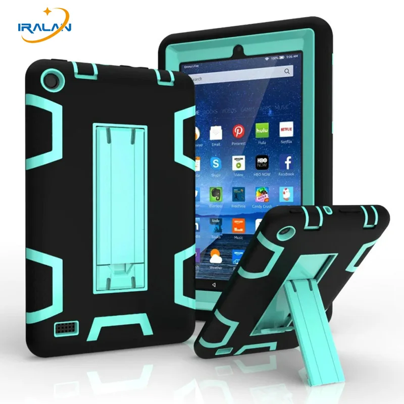 Горячий ударопрочный модный силиконовый чехол для Amazon Kindle Fire HD 7 HD7 2015 Прочный