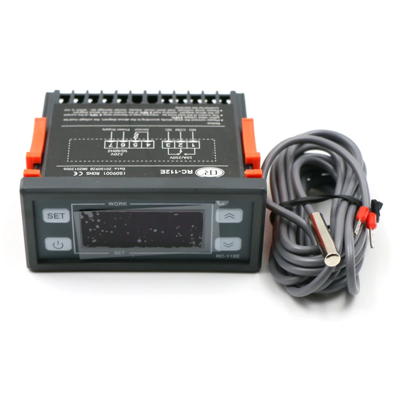 1 шт. RC-112E 230V30A горячая/холодная ВКЛ/ВЫКЛ реле Универсальный цифровой регулятор температуры Регулятор семейная ферма термостат