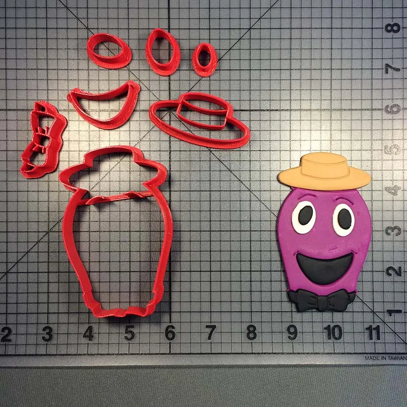 Мультяшная пленка набор для резки печенья с логотипом 3D напечатанная форма кекса