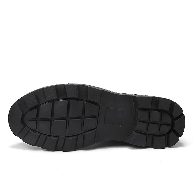 Мужские ботинки в байкерском стиле Винтажные армейские Зимние мужские на меху