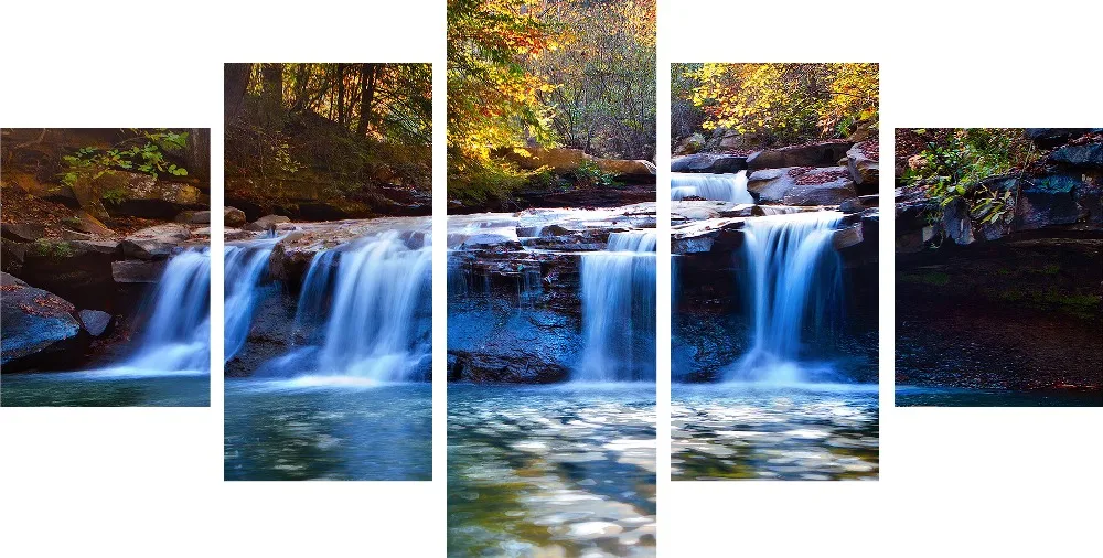 

UnFramed 5 Pcs Large HD Painting Canvas Print Painting For Living Room Wall Art Picture Home Decoration Wedding Gife