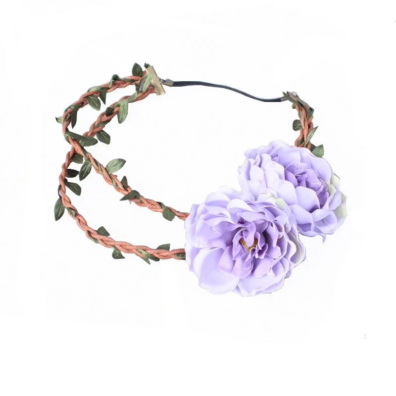 

Fashion Rose Flower Headband Headwear Women Girl Elastic Hairbands Korean Floral Hair Bands Hair Accessories Headdress