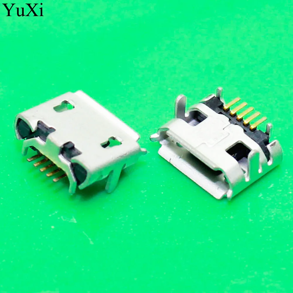 Юйси 10 шт./лот Micro USB 5pin Jack гнездо G27 разъем бык рога вьющиеся рот для хвоста зарядки