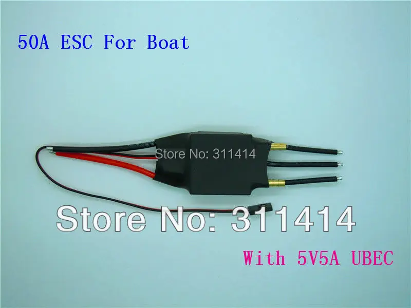 3 шт./лот SS Boat Series 50A ESC водонепроницаемый дизайн с водяным охлаждением очень