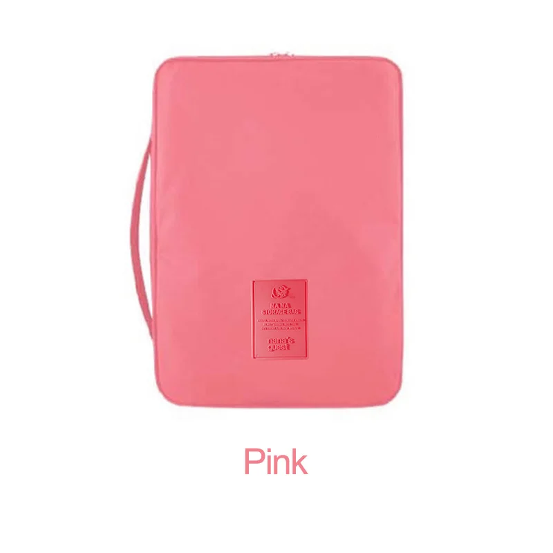 Pink Открытый рубашка и галстук сумка для деловой поездки, портативный многофункциональный мешок коллекции, рубашка и одежда коллекция мешок - Цвет: Pink