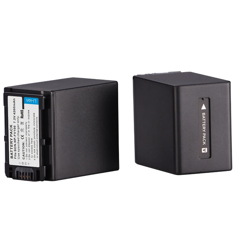 Сэнгер NP-FV100 NP FV100 NPFV100 Перезаряжаемые Камера Батарея для SONY FDR-AX100E AX100E HDR XR550E XR350E CX550E CX350E