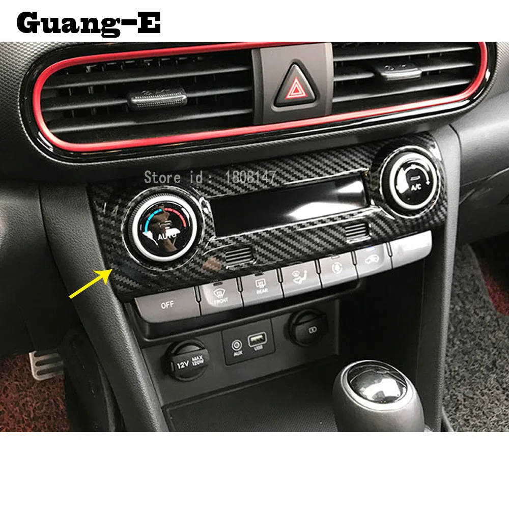 

For Hyundai Kona Encino Kauai 2017 2018 2019 2020 2021 Car Inner Inner Front Middle Air Conditioning Switch Outlet Vent 1pcs