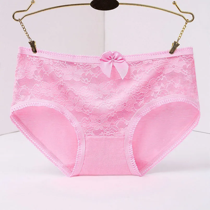 5 шт. кружевные трусики с бантом для девочек модные милые мягкие хлопковые трусы