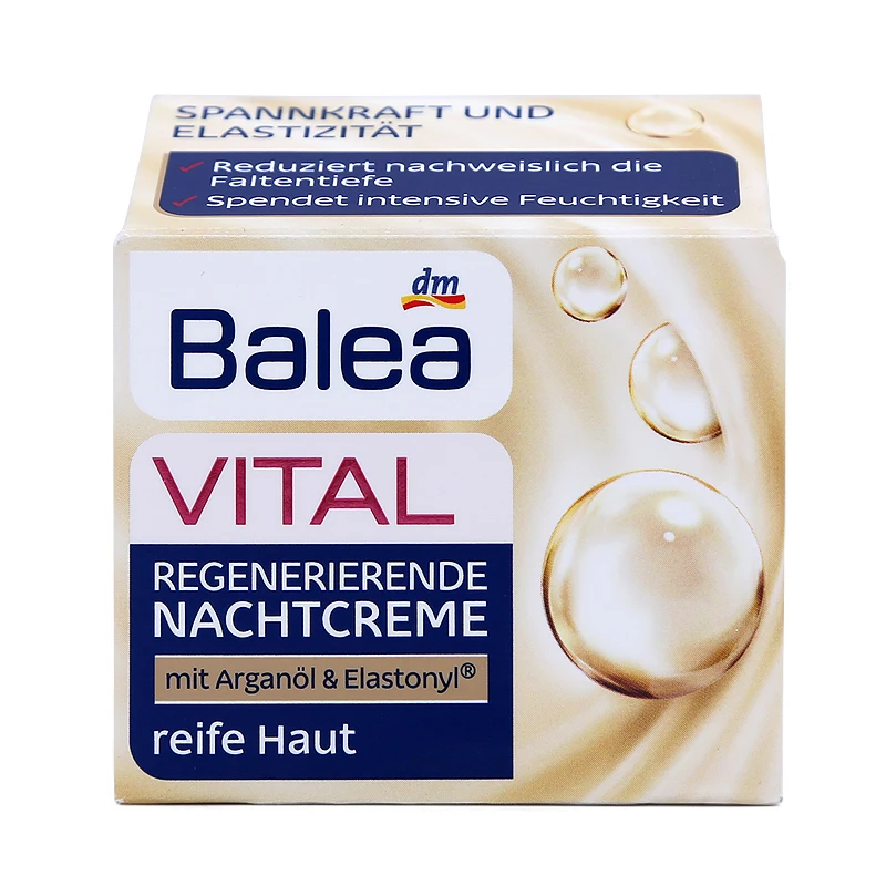 Восстанавливающий ночной крем Balea Vital Baobab 50 г для зрелой кожи женщин 40 + лет