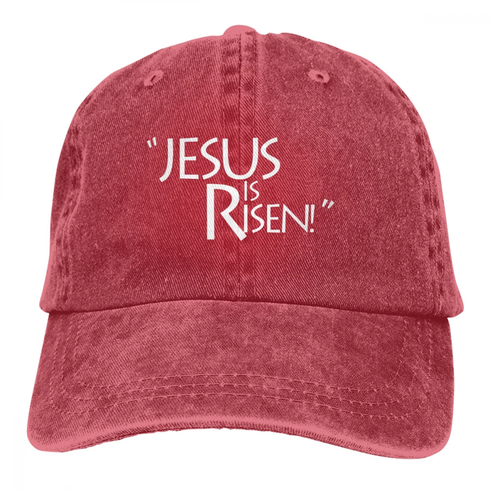 Jesus Is Risen Casquette черные унисекс Мужские Женские джинсовые бейсболка с ремешком