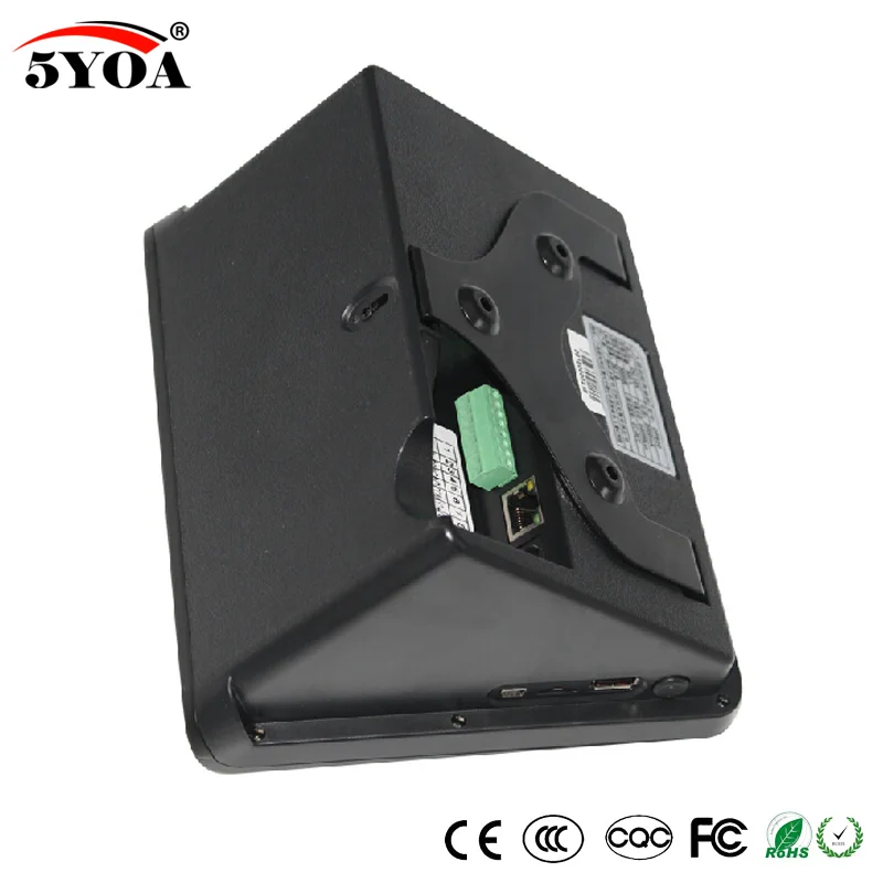 Лицевой TCP IP Контроль Доступа биометрический рекордер времени цифровой