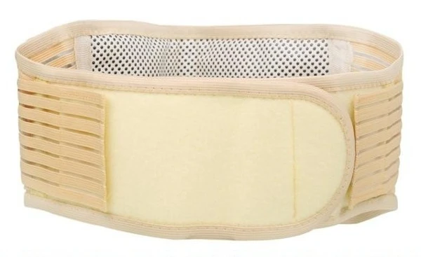 Турмалиновый пояс для облегчения жары поддержки талии модный желтый магнитный