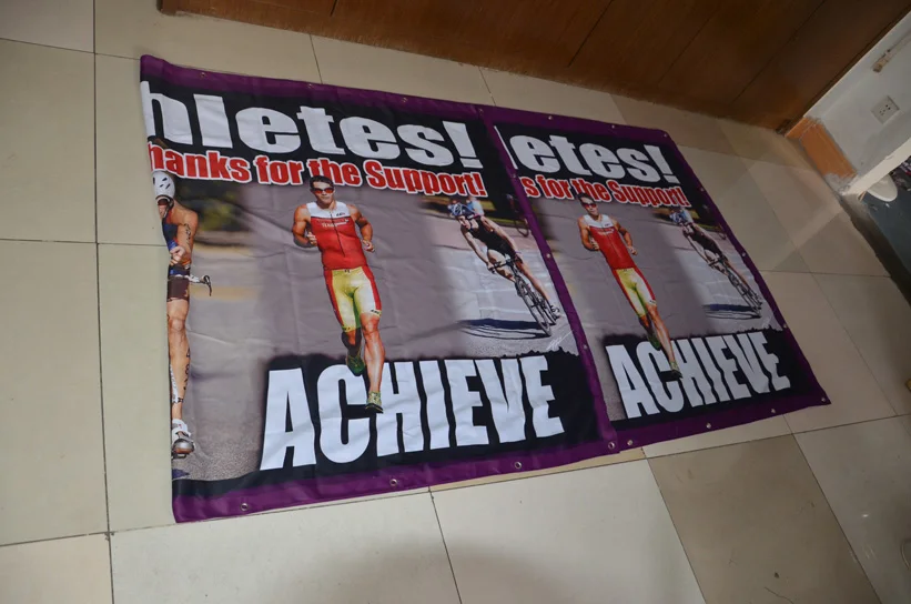 Прочный двусторонний полиэстер Вечеринка/событие/Спорт баннер W/сублимационная