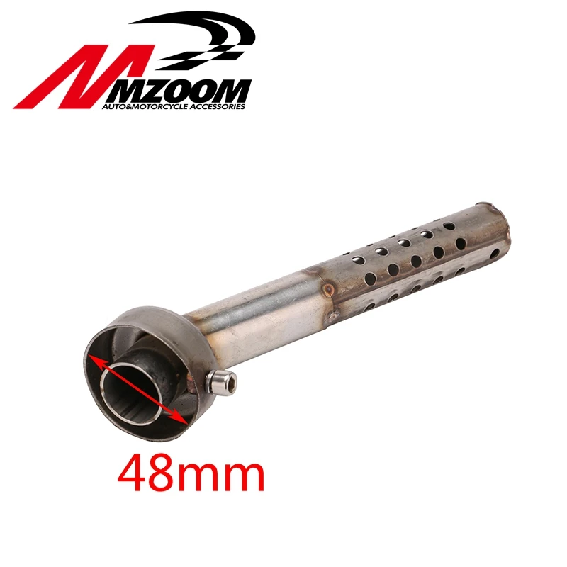 Бесплатная доставка круглый глушитель для выхлопной трубы мотоцикла штекер